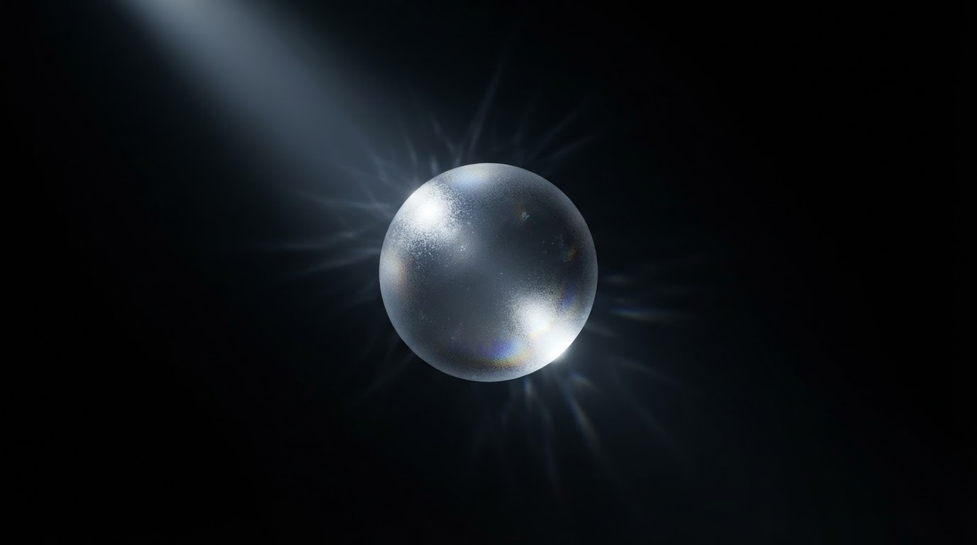 Pustka — abstrakcyjna sfera unosząca się w próżni